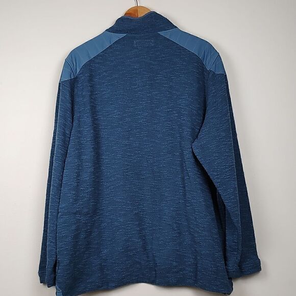 Carbon2Colbalt Quarter Zip Men's Long Sleeve Cotton Pullover Sweater Size XL - Picture 11 of 12